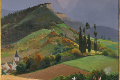 Peinture de paysage haut-alpin - Agrandir l'image 5 sur 6, fenêtre modale