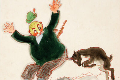 Affiche humoristique d'Achille Mauzan - Agrandir l'image 4 sur 6, fenêtre modale