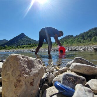 Le Buëch passé au crible de la caméra thermique