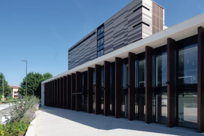 La façade du nouveau bâtiment des Archives départementales - Agrandir l'image 3 sur 9, fenêtre modale