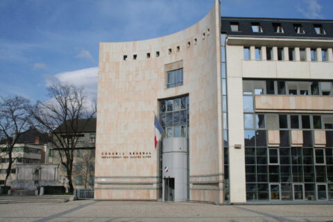 Façade de l'Hôtel du Département