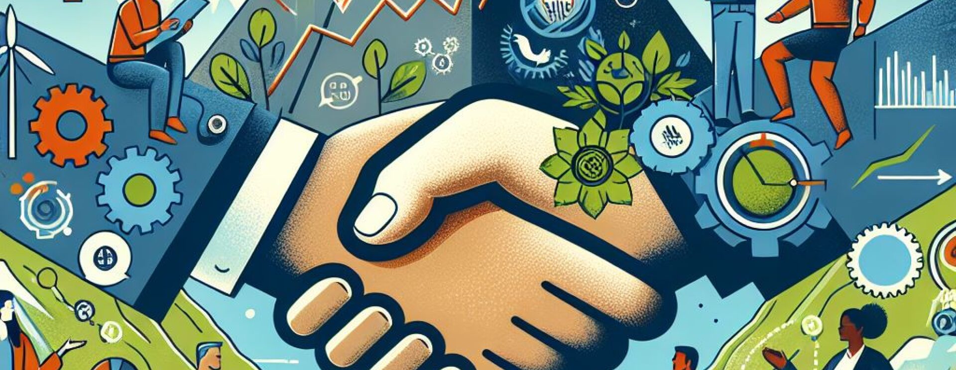 Image générée par intelligence artificielle. Qui symbolise l'aide apportée aux plus éloignés de l'emploi dans les Hautes-Alpes.