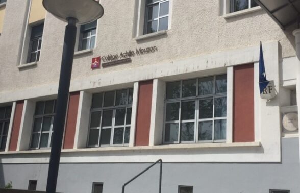 Entrée du collège Achille Mauzan