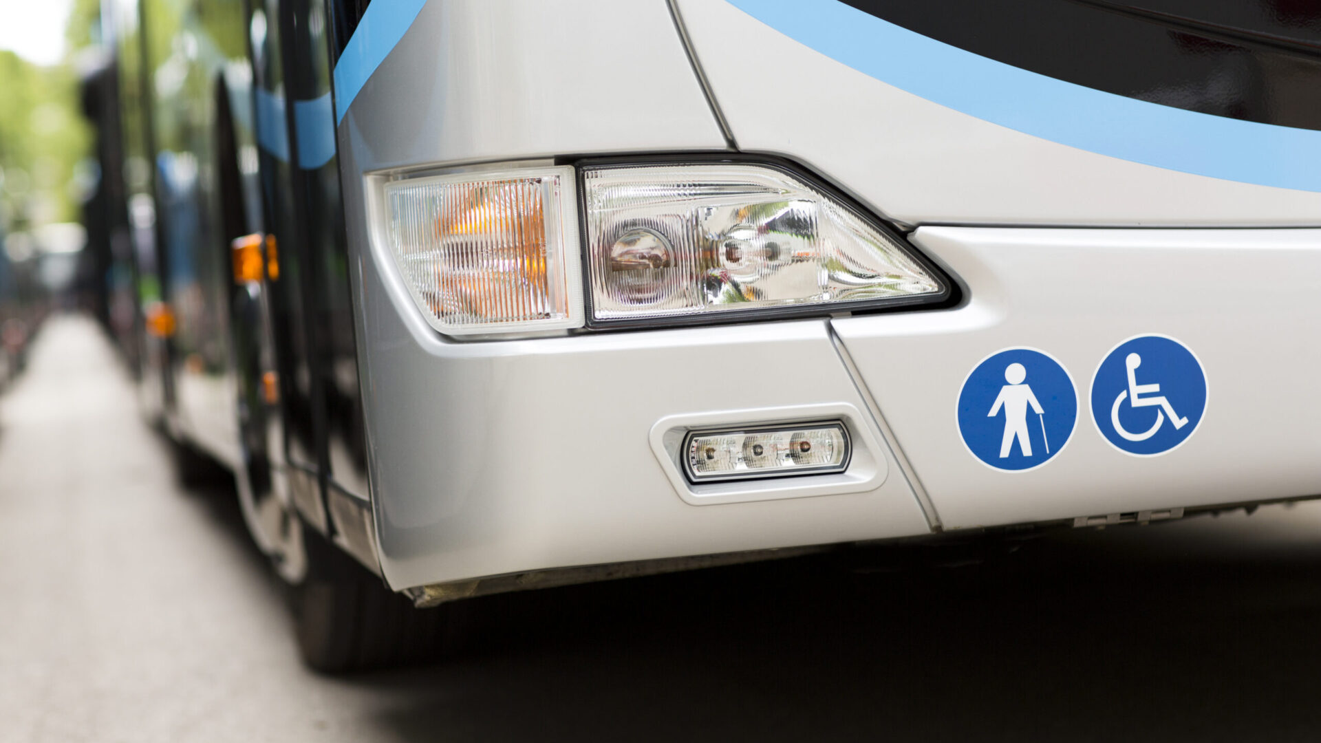 Bus accessible aux personnes en situation de handicap