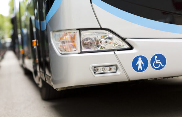 Bus accessible aux personnes en situation de handicap