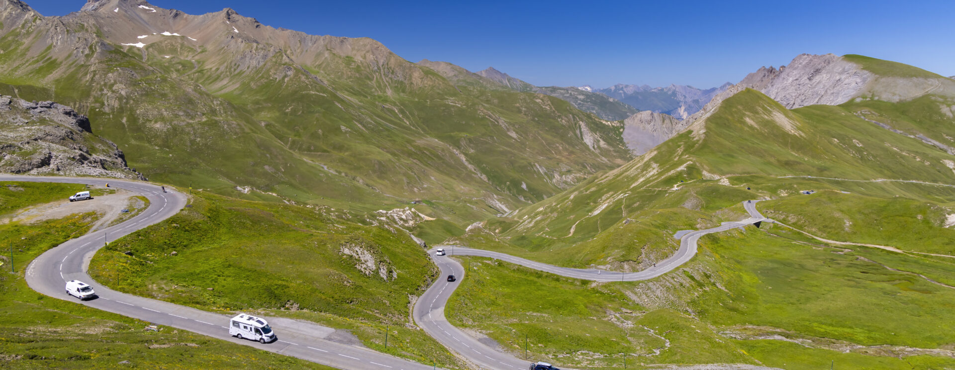 Route au col du Galibier
