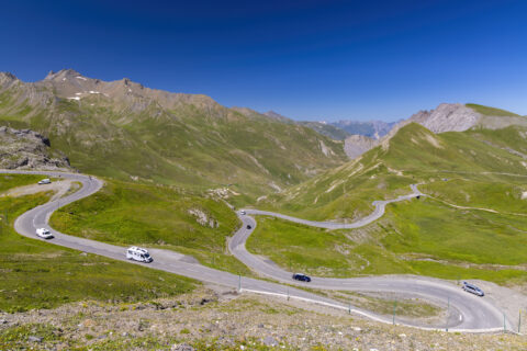 Route au col du Galibier