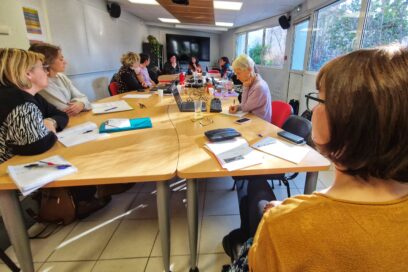 réunion de travail à la maison départementale des personnes handicapées - Agrandir l'image, fenêtre modale